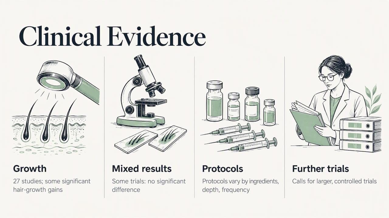 Mixed findings across 27 mesotherapy studies